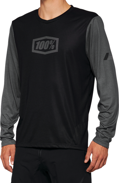 100% Airmatic Long-Sleeve Jersey - Black - Small 40019-00000