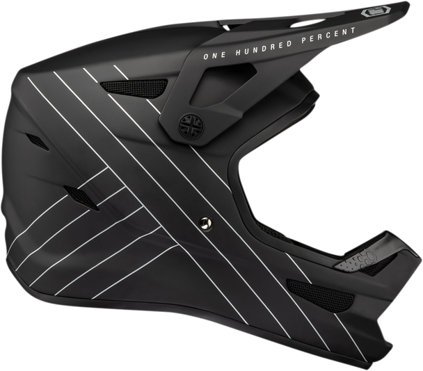 100% Status Helmet - Black - Xl 80010-00005