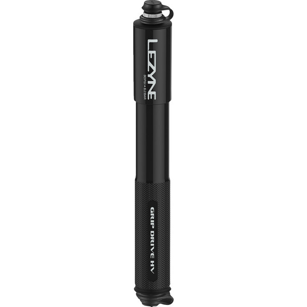 Lezyne Grip Hand Pump - High-Volume - Black - Medium 1Mpgriphvv1M04