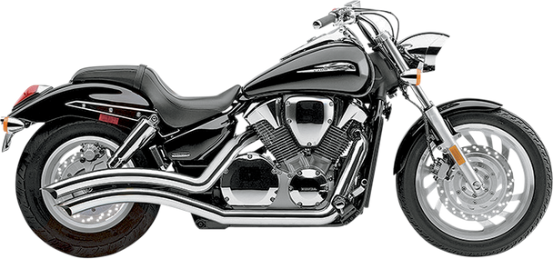Cobra Speedster Swept Exhaust - Chrome - Vtx1300C 1230