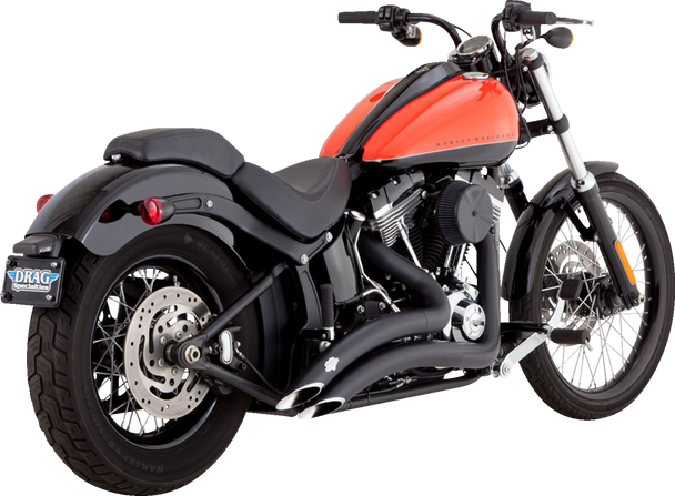 Vance & Hines 2-Into-2 Big Radius Exhaust System - Matte Black 46079