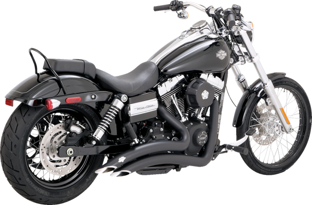 Vance & Hines 2-Into-2 Big Radius Exhaust System - Matte Black 46081