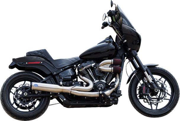 2-Into-1 Qualifier Exhaust System - Race Only - Brushed Stainless 550-1105 2-Into-1 Qualifier Exhaust System - Race Only - Brushed Stainless 550-1105