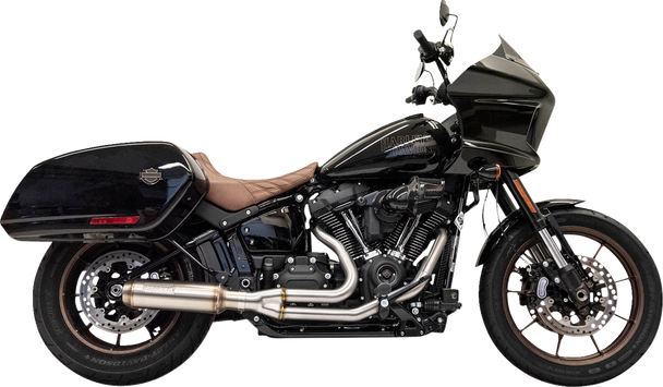 Bassani Xhaust 2-Into-1 Stainless Exhaust System With 4" Super Bike Muffler 1S78Ss