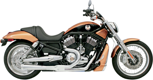 Bassani Xhaust Road Rage 2:1 Exhaust - Chrome 1V12J