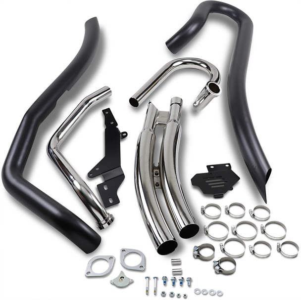 Cobra Speedster Swept Exhaust - Black - M109R 3221B