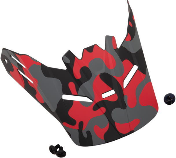 Z1R Youth Rise Visor Kit - Camo - Red