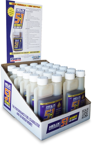Helix 5-In-1 Ultimate Fuel Additive - 8 U.S. Fl Oz - 12 Pack Display 911-1212-Dc
