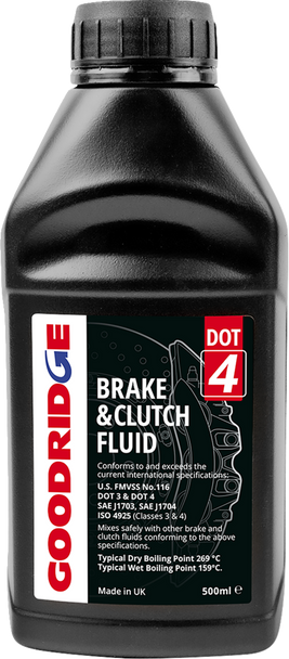 Goodridge High Performance Dot 4 Brake & Clutch Fluid Bf20500