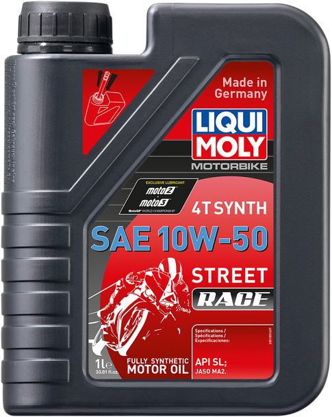 Liqui Moly Street Race Synthetic 4T Oil - 10W-50 - 1L 20066