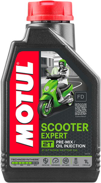 Motul Scooter Expert 2T Synthetic Blend Oil - 1L 105880