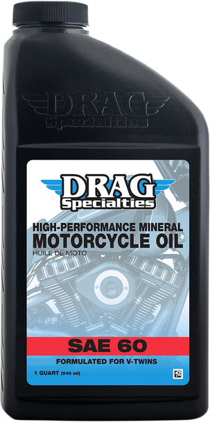 Drag Specialties Oil Engine Oil - Sae 60 - 1 U.S. Quart