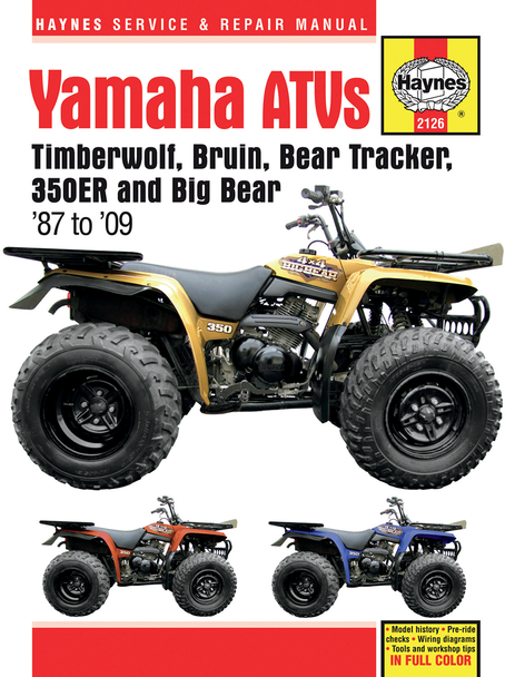Haynes Manual - Yamaha Yfm350 M2126
