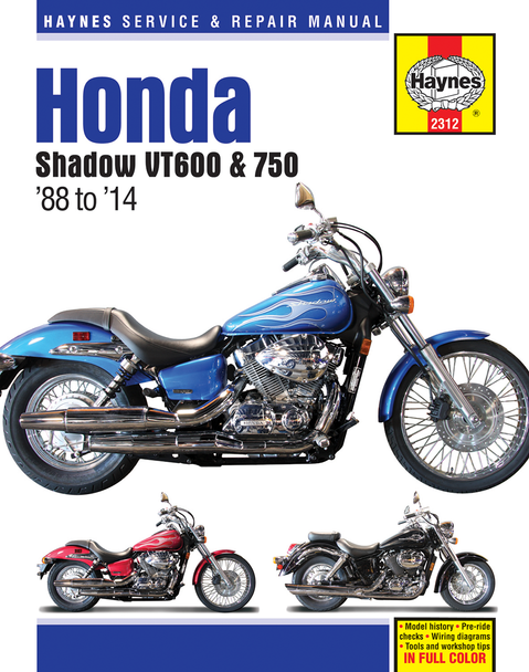 Haynes Manual - Honda Vt600 & Vt750 M2312
