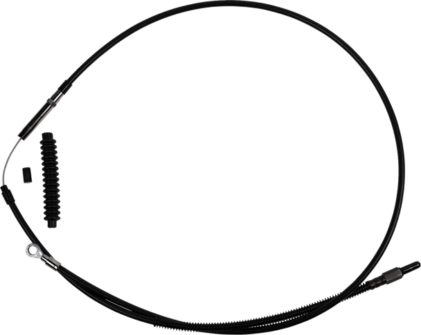 High-Efficiency Black Vinyl Clutch Cable - +6" 101-30-10068-6