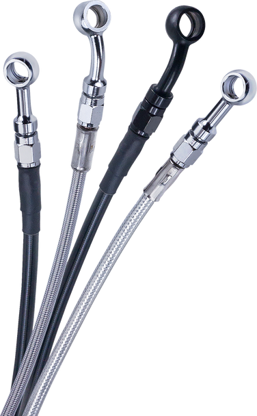 Brake Line - Upper - Black - +8" 251-30-51134-8