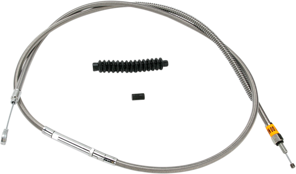 Barnett High-Efficiency Stainless Steel Clutch Cable For Harley-Davidson - +6" 102-30-10006-06