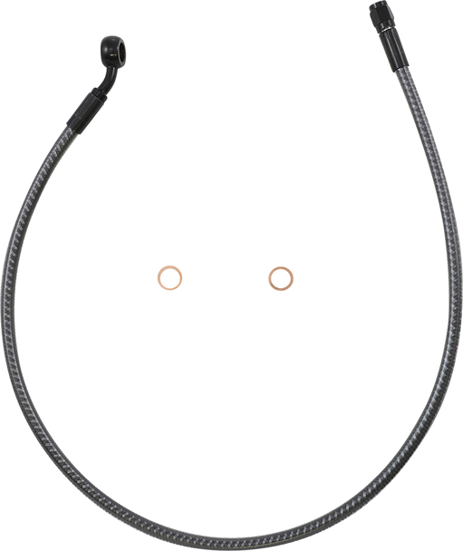 Magnum Shielding Brake Line - Front - 10 Mm - 35 - 28" - Karbonfibr As77128