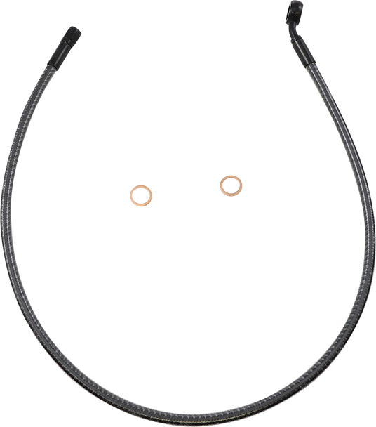 Magnum Shielding Brake Line - Front - 12 Mm - 35 - 30" - Karbonfibr As778130