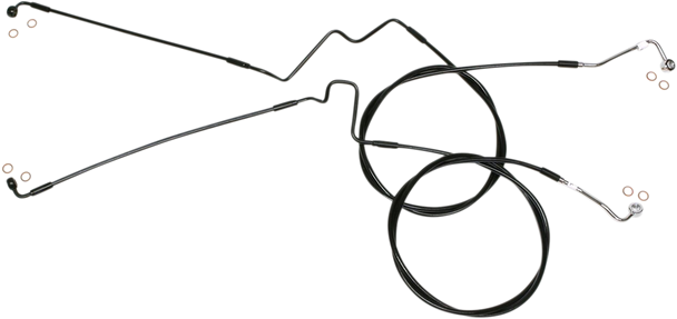 Magnum Shielding Brake Line - Xr - Lower - Black - Abs Sbb1116-00