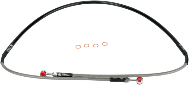 Moose Racing Brake Line - Front - Stainless Steel - Yz 80/85 Y01-1-048/P
