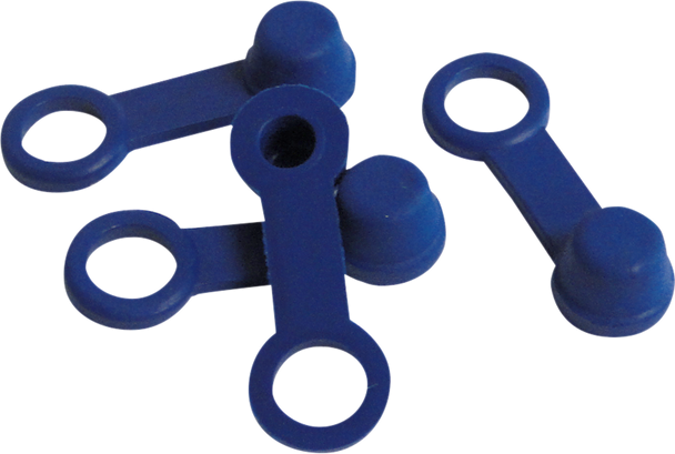 Helix Brake Bleeder Caps - Blue - 4-Pack 202-2004