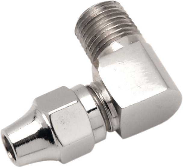 Drag Specialties Brake Line Fitting - 1/8" Npt - 90