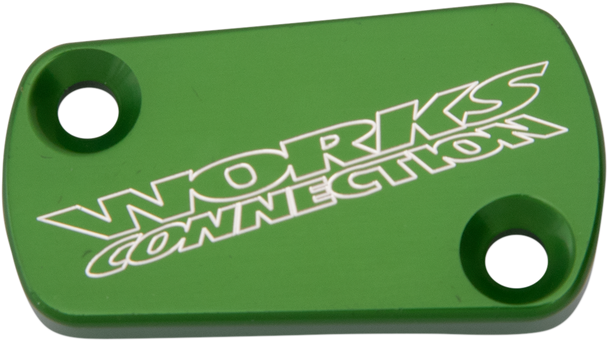 Works Connection Clutch Cover - Green 21-153