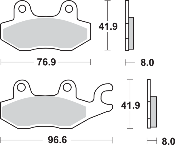 Sbs Hs Brake Pads - Ninja - 638Hs 638Hs
