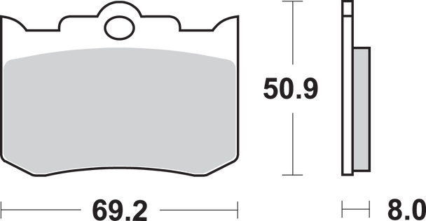 Sbs Brake Pads - 678H.Ct 678H.Ct