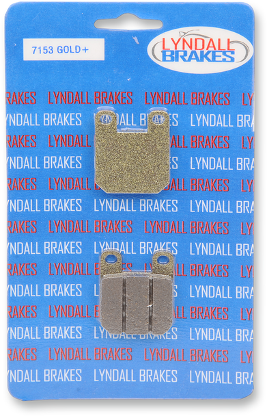 Lyndall Racing Brakes Llc Brake Pads - Gold+ Pm 2 Piston 7153-Gplus