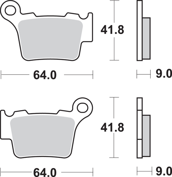Sbs Off-Road Sintered Brake Pads 791Si