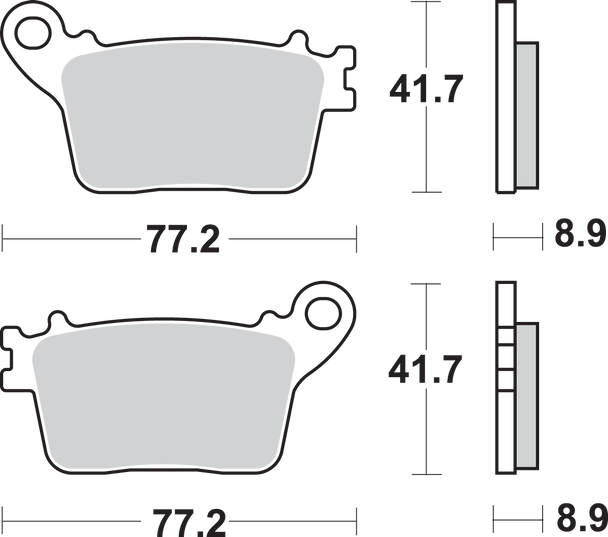 Sbs Ls Brake Pads - 834Ls 834Ls