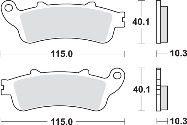 Sbs Ls Brake Pads - Gl 1800 - 880Ls 880Ls