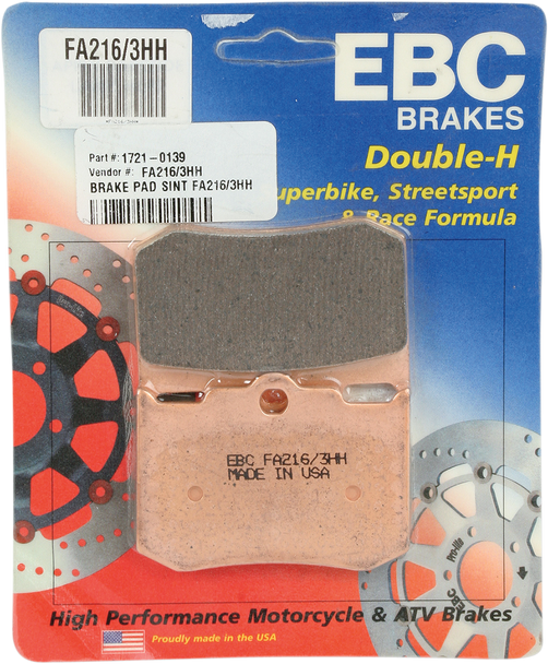Ebc Hh Brake Pads Fa216/3Hh