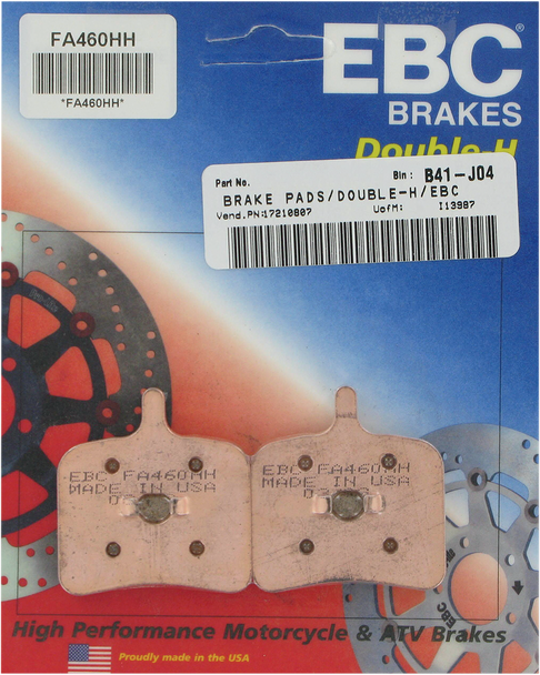 Ebc Hh Brake Pads Fa460Hh