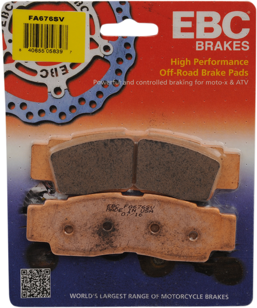 Ebc Sv Severe Duty Brake Pads - Fa676Sv Fa676Sv