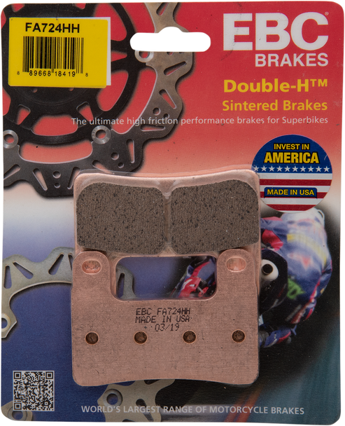 Ebc Hh Brake Pads Fa724Hh