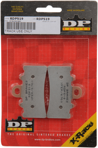 Dp Brakes Rdp Racing Brake Pads - Husqvarna/Ktm Rdp519