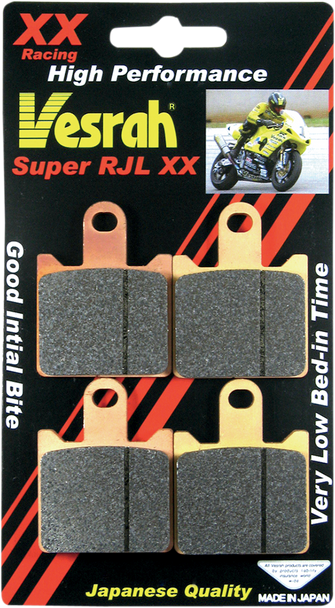 Vesrah Jl Sintered Metal Brake Pads - Vd-444Rjl-Xx Vd-444Xx