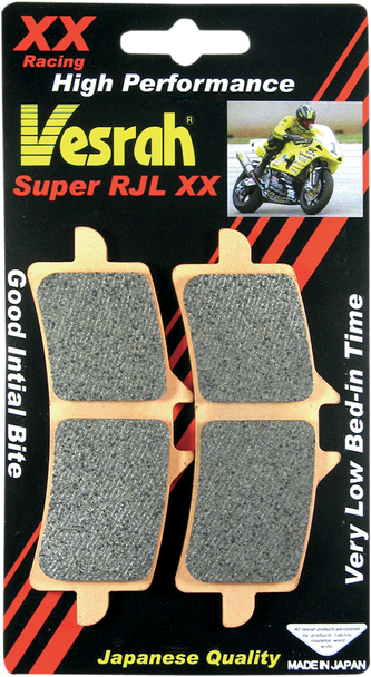 Vesrah Jl Sintered Metal Brake Pads - Vd-9031Rjl-Xx Vd-9031Xx