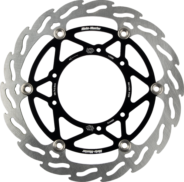 Moto-Master Brake Rotor - Front - Flame 112082-Pu