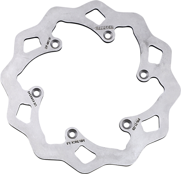 Galfer Wave Rotor - Rear - Yamaha Df451W