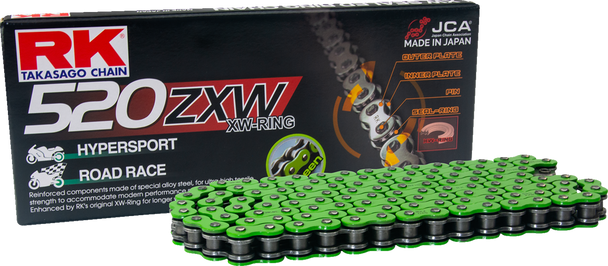 Rk 520 Zxw - Connecting Link - Rivet - Green Mm520Zxw-Rl
