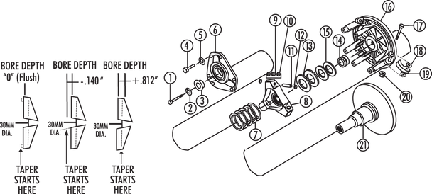 Bushing With Snap Ring 204280A
