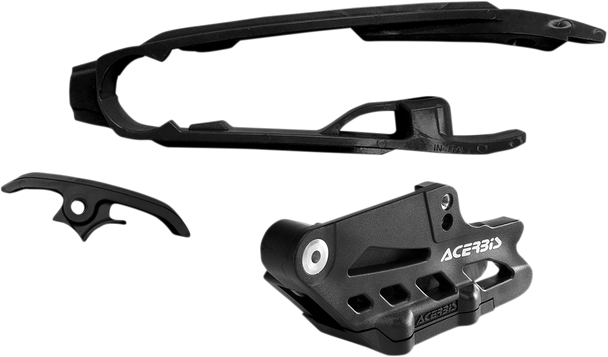 Acerbis Chain Guide 2.0 And Slider Kit - Husqvarna/Ktm/Gas Gas - Black 2462630001