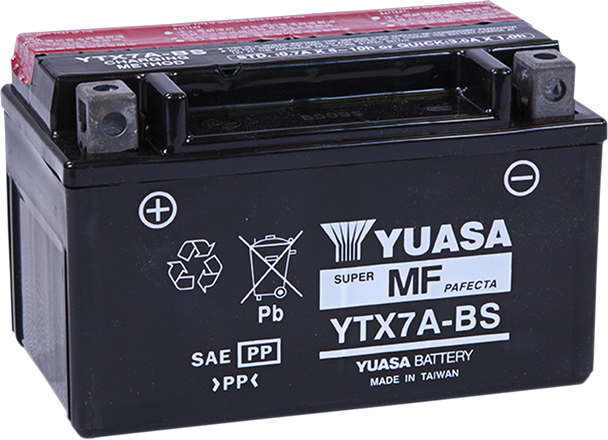 Yuasa Agm Battery - Ytx7A-Bs - .33 L Yuam32X7A