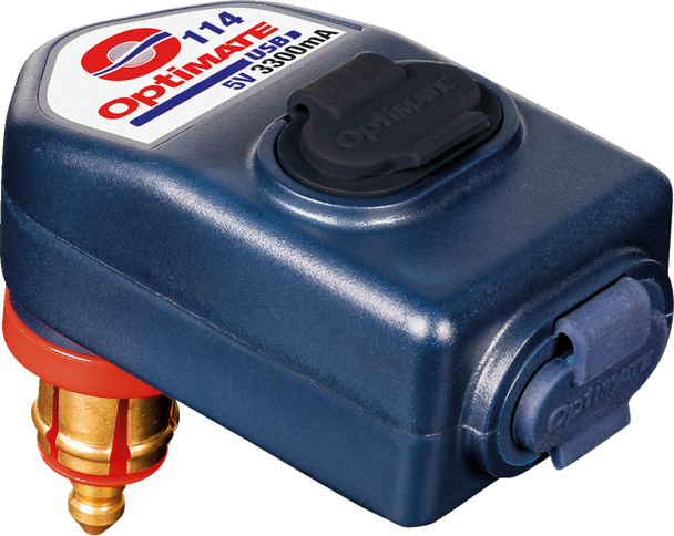 Tecmate Charger - Optimate - 90 Elbow - Usb-A/Usb-C O-114