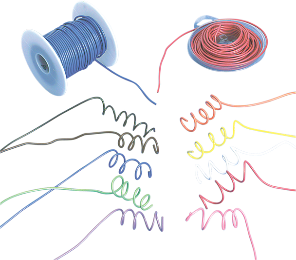 Drag Specialties 16-Gauge Primary Wire - Brown - 35'