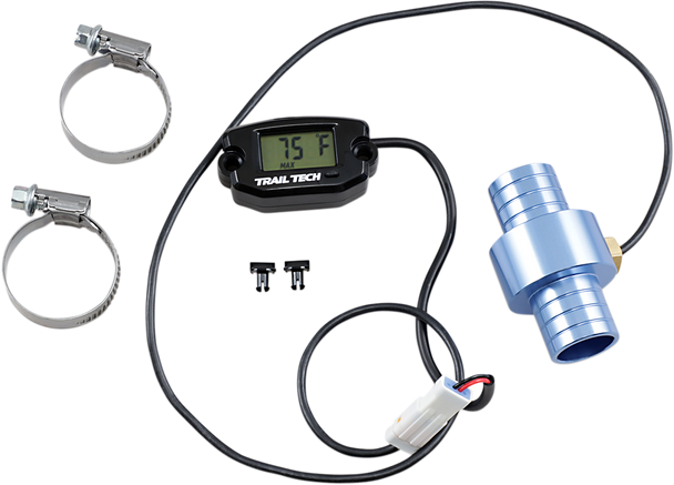 Trail Tech Universal Temperature Meter - Surface Mount - Black - 22 Mm 742-Eh2